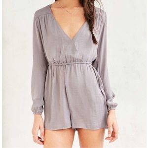 Urban Outfitters Satin Romper